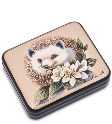 Народные промыслы ШК-55/156-F Шкатулка «Ежик» исп. Маркова