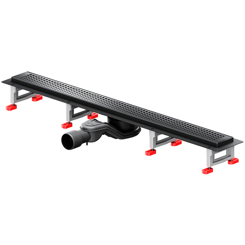 Душевой лоток AM.PM MasterFlow 80 W01SC-P11-080-01BM с Черной матовой решеткой Cut Gradient