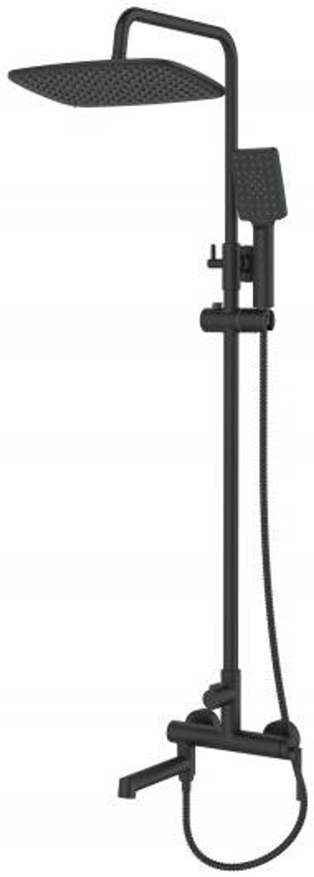 Душевая стойка с изливом BelBagno ACQUA-VSCM-NERO