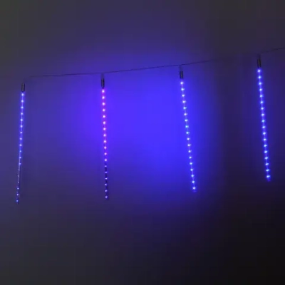 Гирлянда для улицы «Тающая сосулька» 3,0 м*50 см 288 лампы LED, IP-54, Синий (8 трубок)