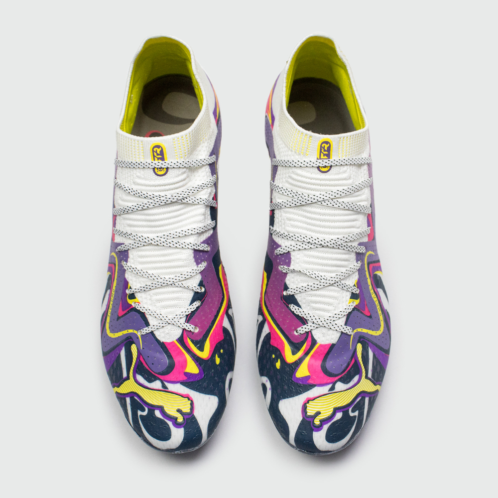 Бутсы Puma Future Ultimate FG White Purple