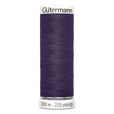 01 Нить Sew-All 100/200 м для всех материалов, 100% полиэстер Gutermann 748277 (575 св.черничный)