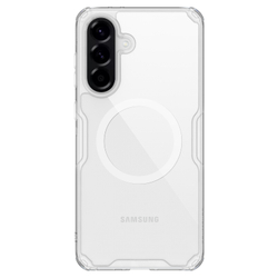 Прозрачный чехол от Nillkin для Samsung Galaxy A56 5G, c встроенным круглым магнитом, серия Nature TPU Pro Magnetic Case