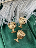 Пришивной элемент Скиапар. "Кубок" античное золото