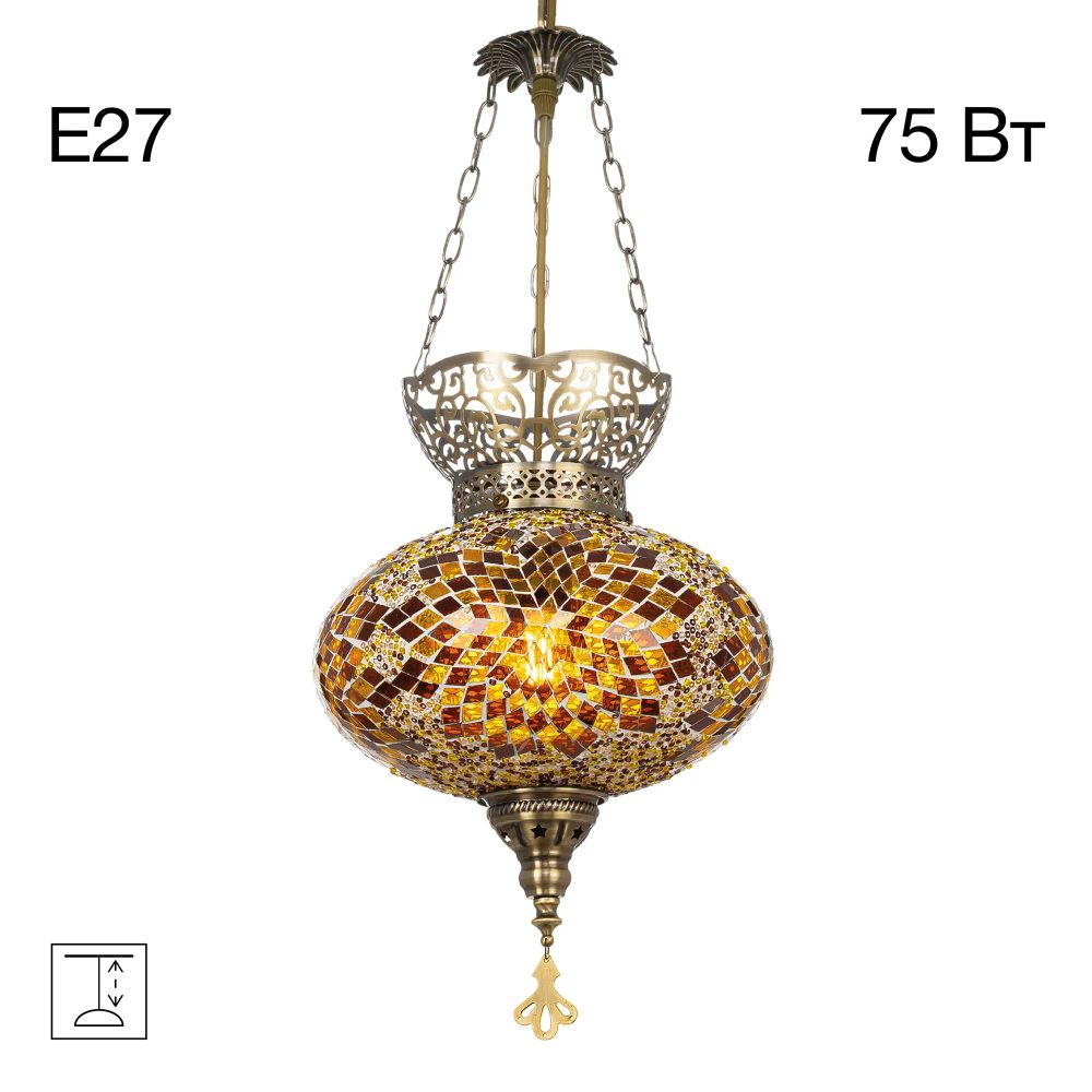 Citilux Каир CL419125 Подвесной светильник Мозаика Янтарь