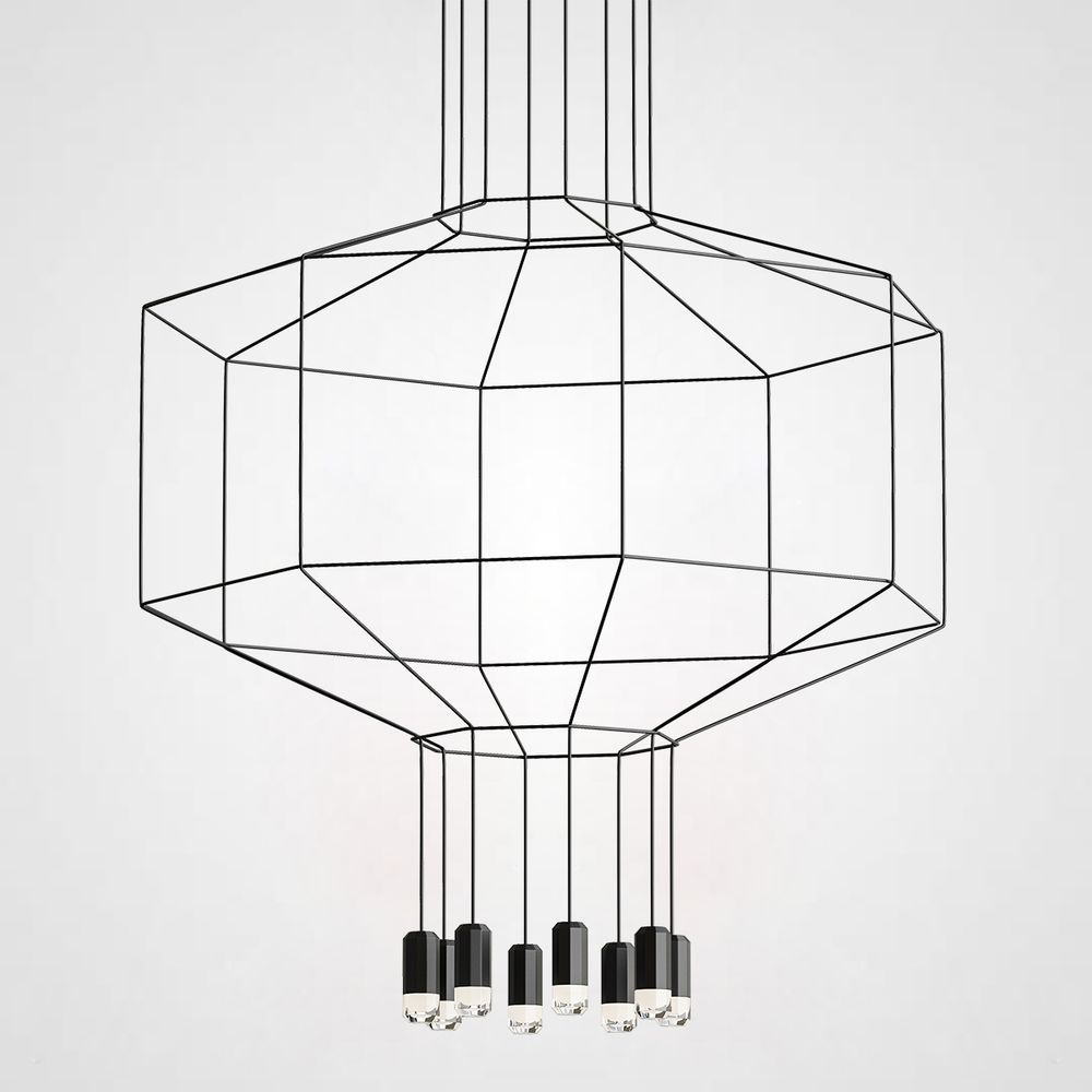 Подвесной светильник Via Wireflow polyhedral 0299 Octagonal