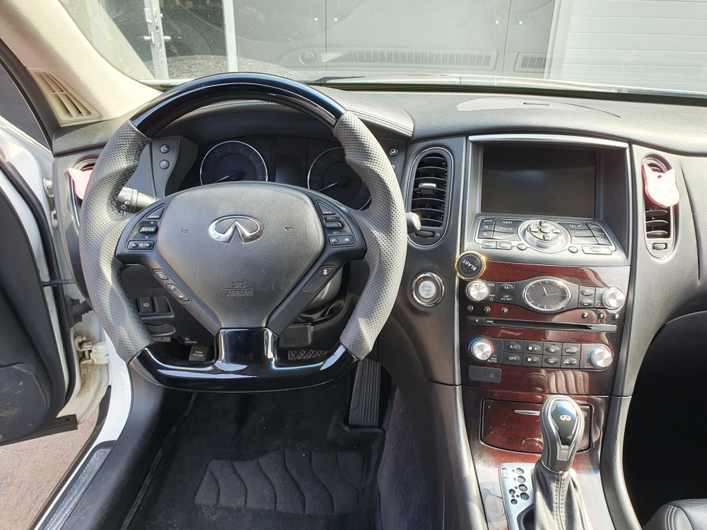 Руль ver.2 Infiniti QX50 EX35 EX37 EX25 G35 G37 чёрный