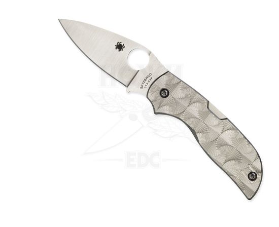 Складной нож Spyderco Chaparral 3 Stepped Titanium C152STIP c клинком из стали CTS-XHP, рукоять титан