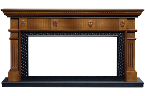 Портал Royal Flame Carlyle - Орех с черным