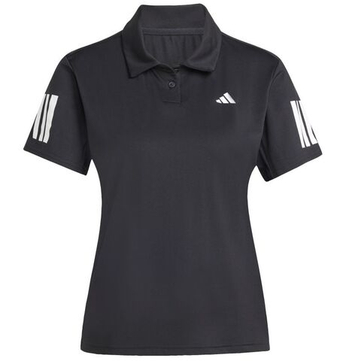 Женское теннисное поло Adidas Club Climacool 3-Stripes - black