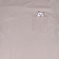  Футболка мужская Ripndip Lord Nermal Peace Pocket Tee артикул:RND10104 - купить в магазине Дайс