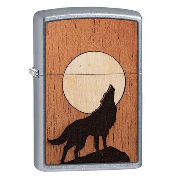 Зажигалка ZIPPO Woodchuck с покрытием Street Chrome™ (49043)