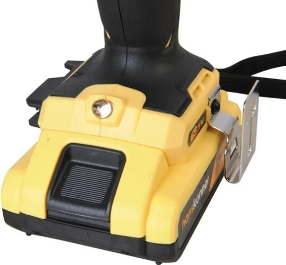 Дрель-шуруповерт аккумуляторная HANSKONNER HCD1865BLI ударная