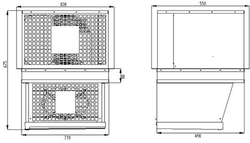 Холодильный потолочный моноблок Polair MB214ST