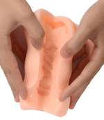 Мастурбатор Real Woman со сложным внутренним рельефом (Цвет: телесный)