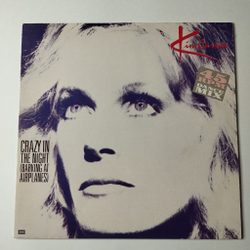 Винтажная виниловая пластинка LP Kim Carnes Crazy In The Night (Barking At Airplanes) (Germany 1985) 45 RPM, Maxi Single
