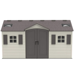 Пластиковый сарай с двумя входами LifeTime 15x8 DD