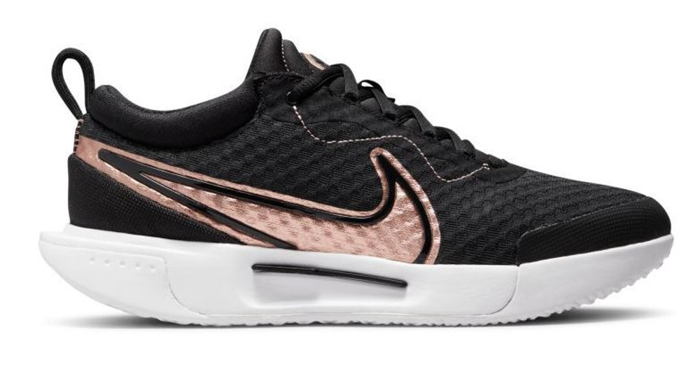 Женские Кроссовки теннисные Nike Zoom Court Pro - white/metalic red bronze/white