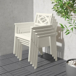 Садовое кресло - BONDHOLMEN IKEA/  БОНДХОЛЬМЕН ИКЕА,  83х63 см, белый