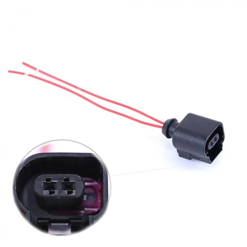 Разъем 8K0973702 2-х конт. к датч. детон., мотору омыват., лампы повтор. поворотов, для а/м VAG Ford Hyundai Kia с пров (VOLTON)