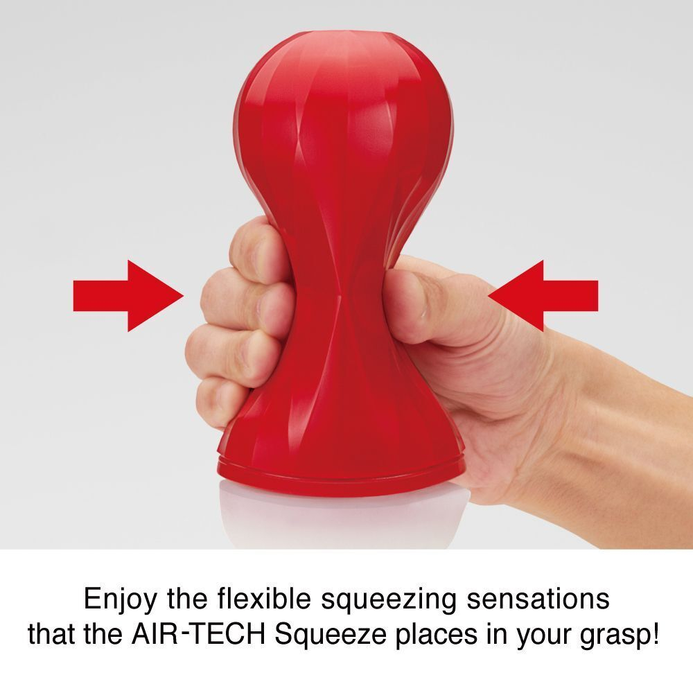 Мастурбатор AIR-TECH Squeeze Regular (Цвет: красный)