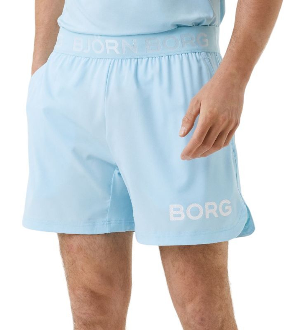 Мужские теннисные шорты Björn Borg Short Shorts - crystal blue