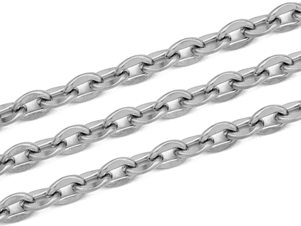 Цепь "Овальная. Якорная" 6мм, сталь