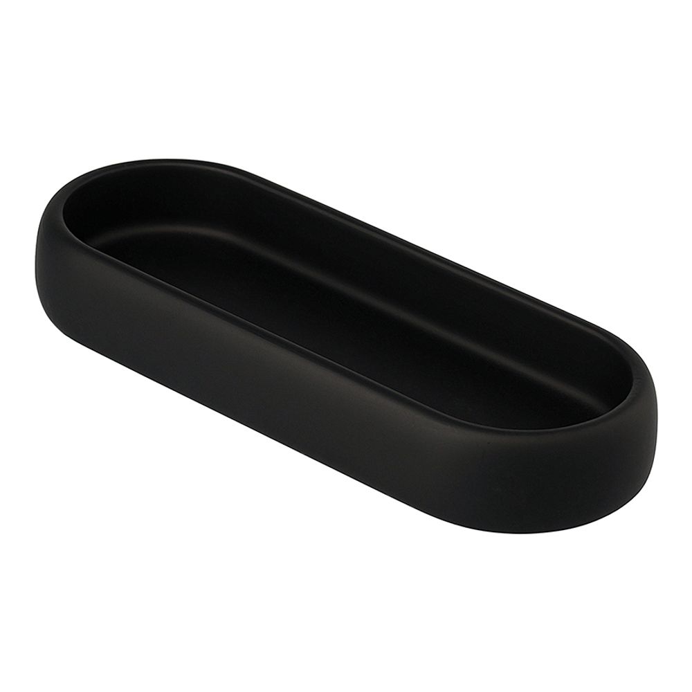 Подставка для ванных принадлежностей Slim, черная, малая