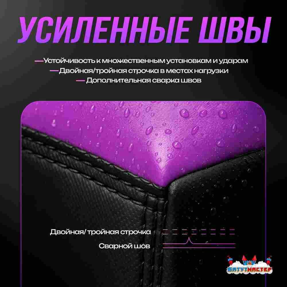 Надувная подушка «GymAir» для гимнастики и батутных центров, 5,2×3,2×0,95 м