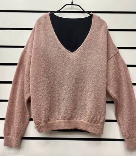 Джемпер женский V-образный Т134-06 магнолия