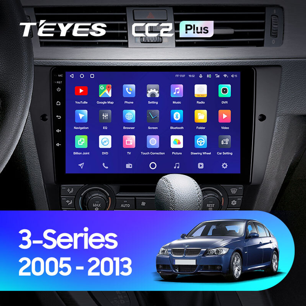 Teyes CC2 Plus 9"для BMW 3-Series E90 2005-2013