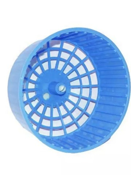 Колесо N1 для грызунов пластиковое, голубое - 12*8 см