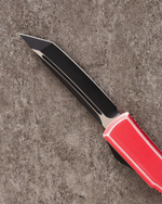 Автоматический складной нож SteelBro Microtech Ultratech T/E Distressed Red 123-1DRD (черный-красный)