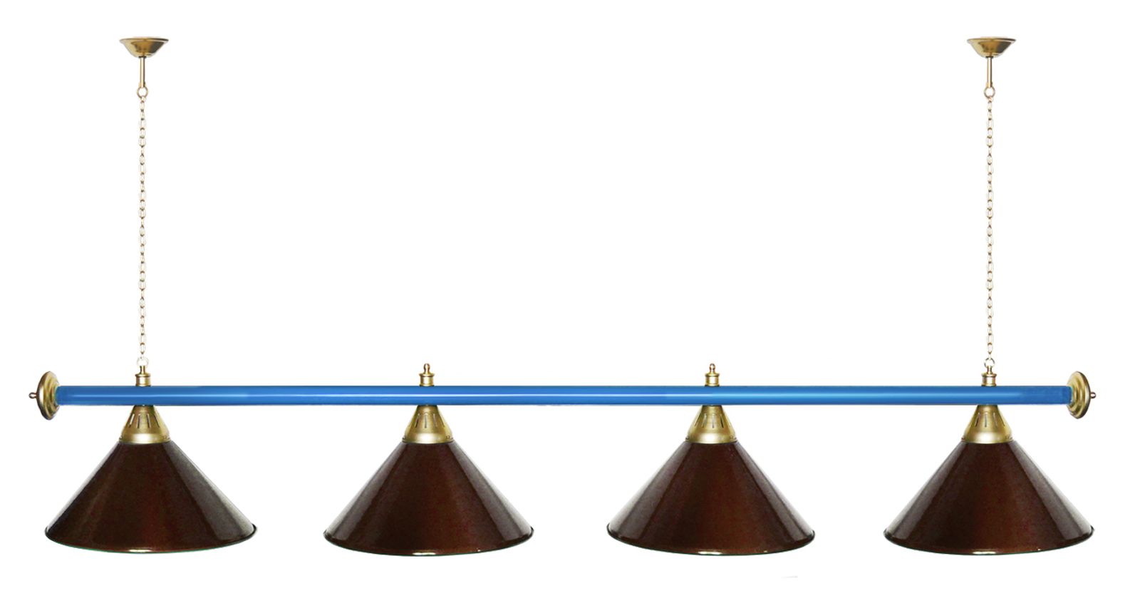 Лампа STARTBILLIARDS 4 пл. (плафоны золотые,штанга золотая,фурнитура золото) фото №29