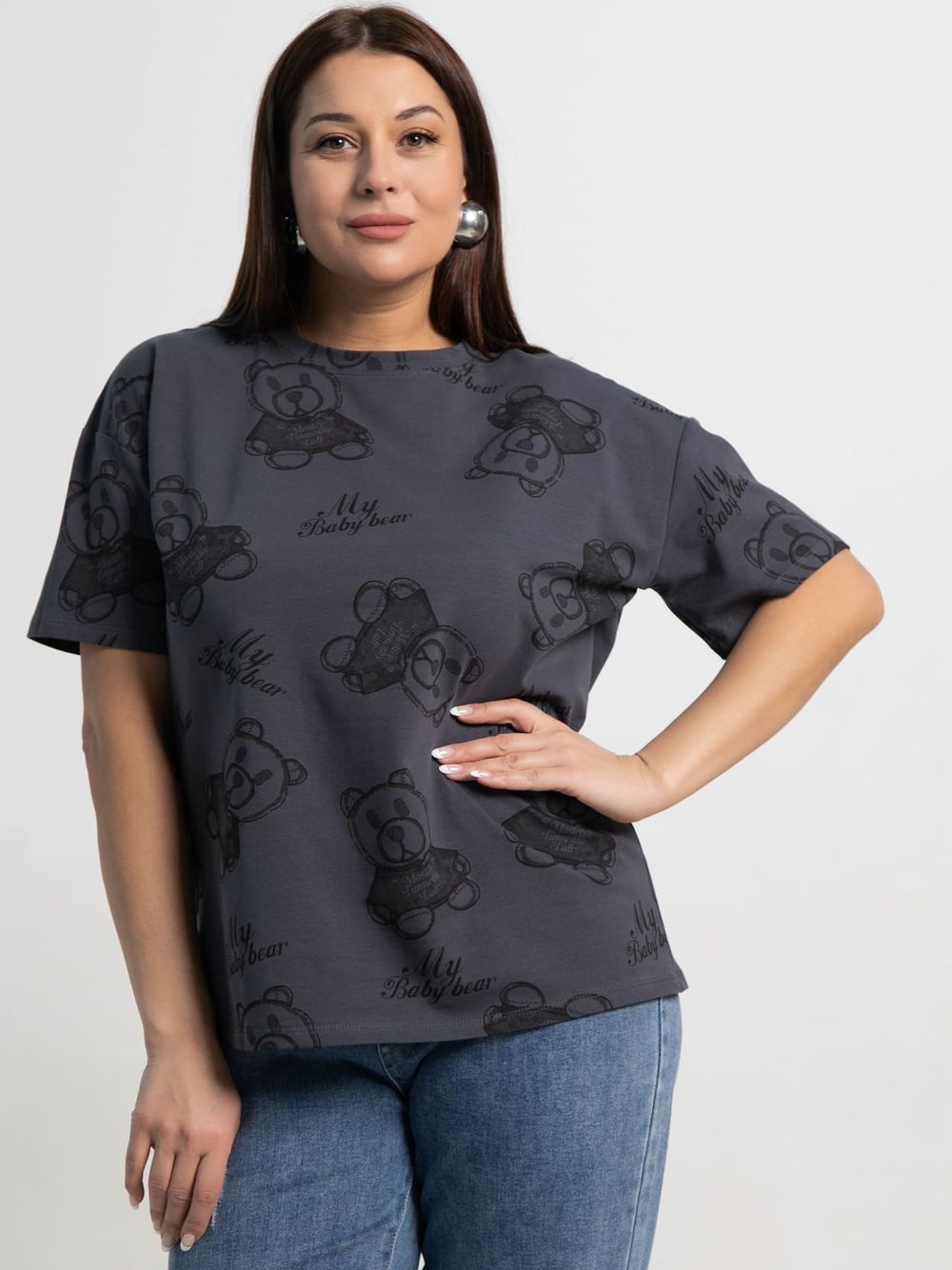 Футболка Бриса (графит) Б15369-20М LT Collection