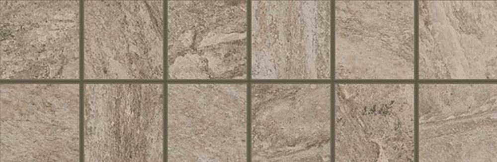 ColiseumGres Керамогранит Альпы серый Фашиа Мозаика 10*30