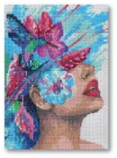 Алмазная мозаика 30*40см KiKi «Всплеск эмоций» полная выкладка MOZ034