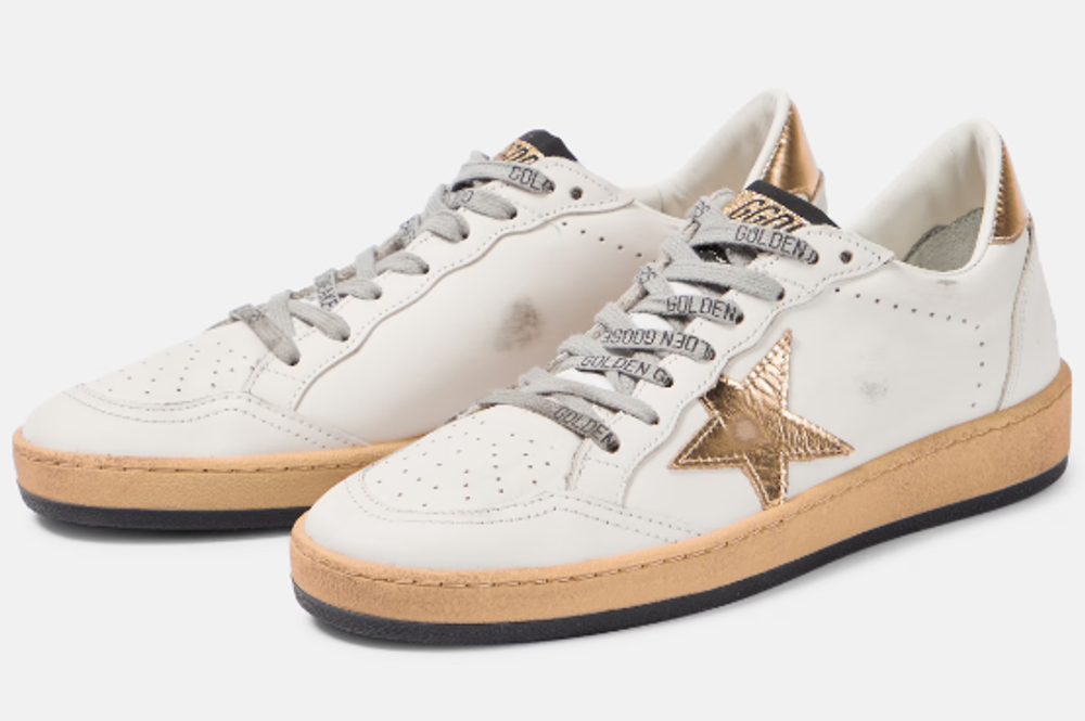 Кеды Golden Goose Ball Star leather sneakers