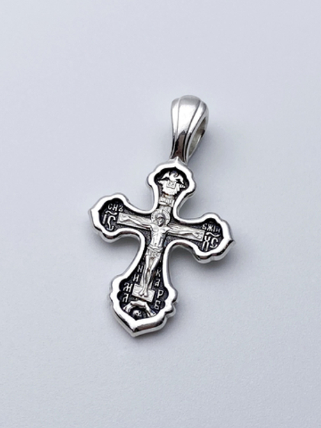 Крест из серебра/Частичное чернение