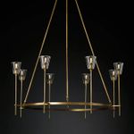 Люстра Torche De Verre 8 gold