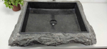 Раковина из мрамора Rectangle Erozy Black  SM-61050 60*50*15