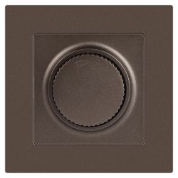 Светорегулятор Intro Accent 6-401-08 поворотный, 600Вт 230В, IP20, СУ, бронза