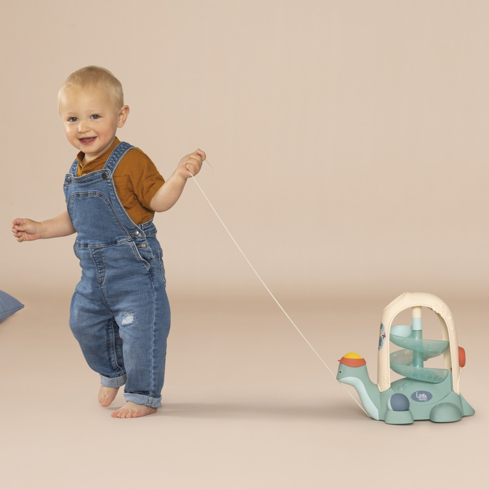 Каталка Smoby Little 140310 черепаха с горкой для шариков развивающая от 12 месяцев — фото 9