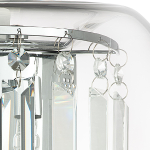 753634 Бра ACQUARIO 3х20W G4 12V ХРОМ хрусталь+стекло