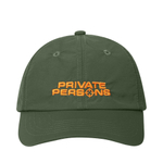 PP LOGO CAP — ORANGE/KHAKI (NYLON)