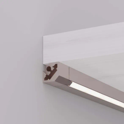 Профиль c экраном SL-KANT-H10-SQUARE-2000 CHAMPAGNE GOLD (Arlight, Алюминий+пластик) 055320