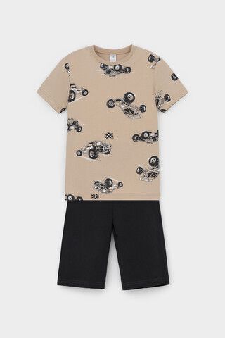 пижама  для мальчика  К 1614/быстрые багги,черный песок