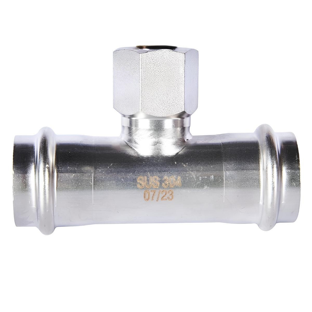 ROMMER Тройник с ВР 28x1/2" из нержавеющей стали прессовой
