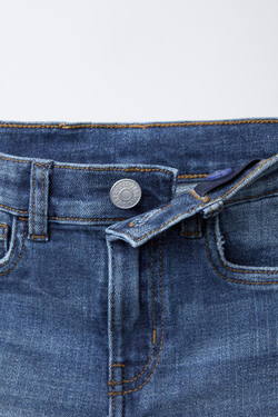 ZARA ДЖИНСЫ SKINNY FIT, ВЫЦВЕТШИЙ СИНИЙ