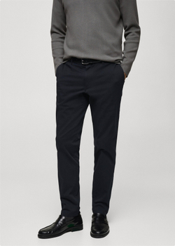 Брюки чинос Barna slim fit из саржи